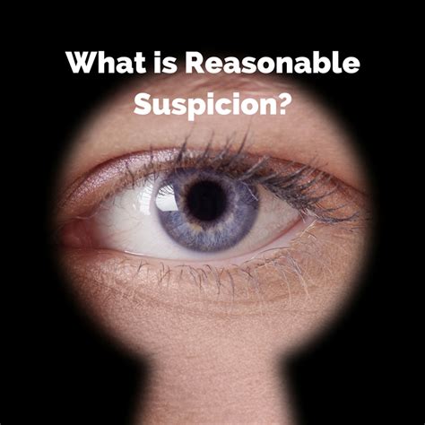 What Is Reasonable Suspicion