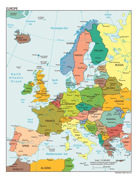 Avrupa Haritas Avrupa Ehirler Siyasi Ve Dilsiz Haritas Backpack