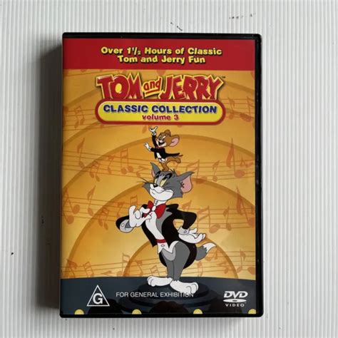 Tom And Jerry Classic Collection Volume 3 Dvd Region 4 Animation