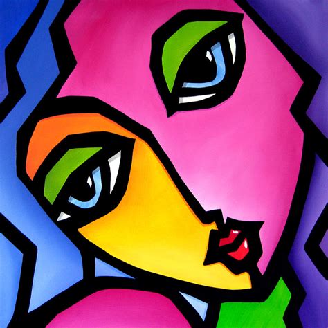 Once Again Original Pop Art Painting By Tom Fedro Fidostudio