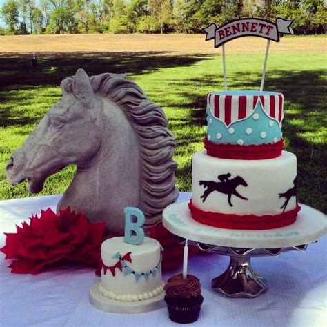 Find this pin and more on cake decor by irynabd. Kentucky Derby Birthday Cake by Tastefully Treated ...
