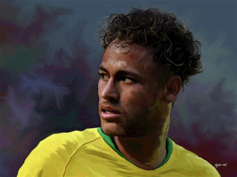 Neymar Painting By Rani S Manik Fine Art America