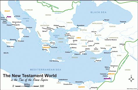Map Of New Testament World Churchgists Com