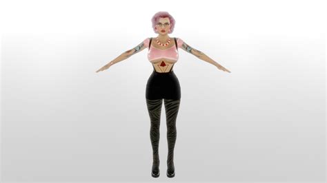 3d Realistic Rigged Hot And Sexy Girl Sophie Character 3d Model Model Turbosquid 2184537