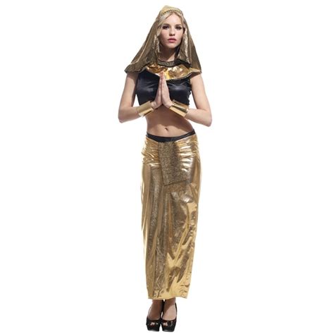 Cos Halloween Ancient Egyptian Cleopatra Costume Priestess Clothing In