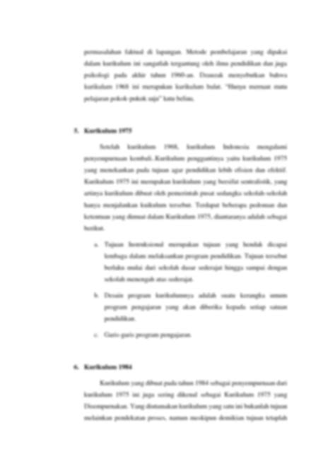 SOLUTION: Sejarah perkembangan kurikulum di indonesia - Studypool