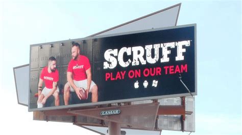 Gay Dating App Scruff Has Billboards Outside Super Bowl Stadium Outsports