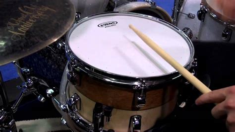 Liberty Drums 12x7 Inlay Snare Drum Namm 2015 Demo Youtube