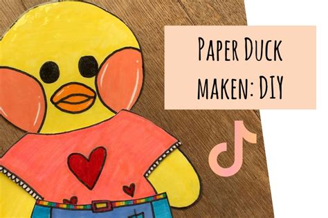 Paper Duck Maken Van Tiktok Jongens En Meiden