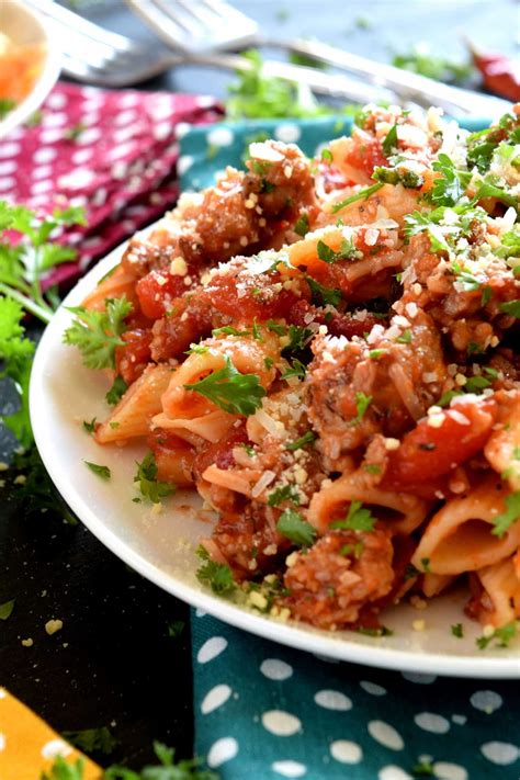 Spicy Italian Sausage Penne Pasta Lord Byron S Kitchen