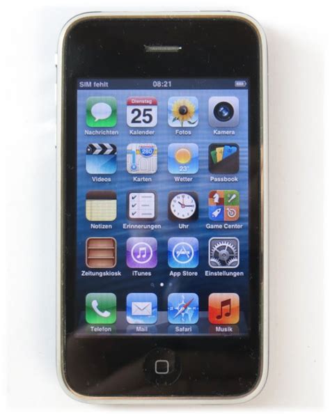 Apple Iphone 3gs 32gb Smartphone B Ware Ohne Nt Sim Slot Defekt Handy