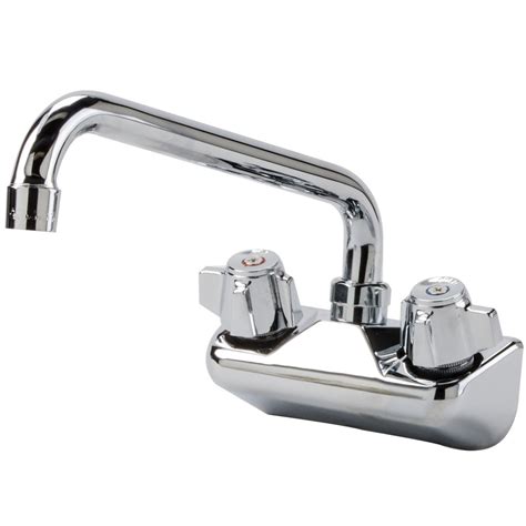 Disassemble the faucet retaining nut and slide the faucet onto the sink. Regency Low Lead Wall Mount Bar Sink Faucet with 4 ...