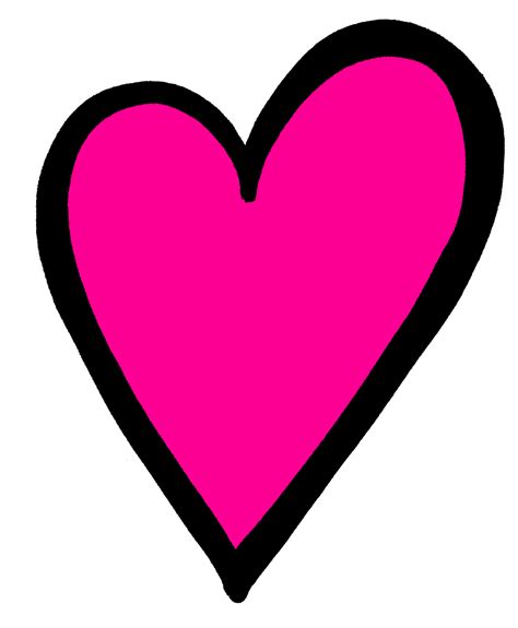 Heart PNG Images Outline Emoji Pink And Red Heart Clipart Pictures
