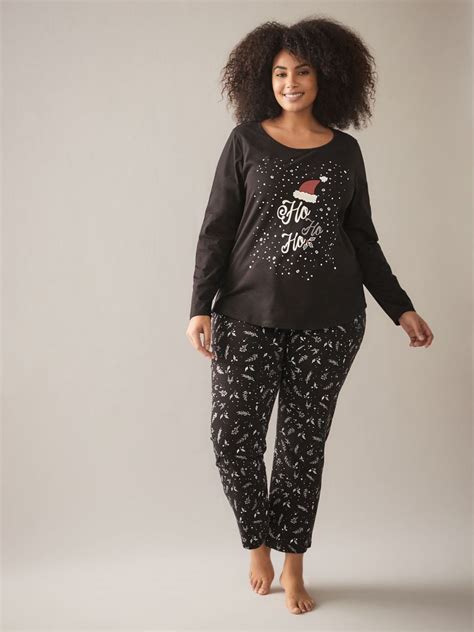 Touchlover ensemble pyjama femme pyjama doux femme en satin avec short et bords à cru bretelle lingerie satin babaydoll dentelle blue m. Ensemble pyjama des Fêtes - In Every Story (avec images ...