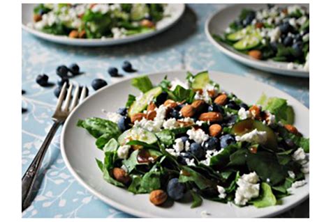 Blueberry Almond And Feta Salad Savvymom