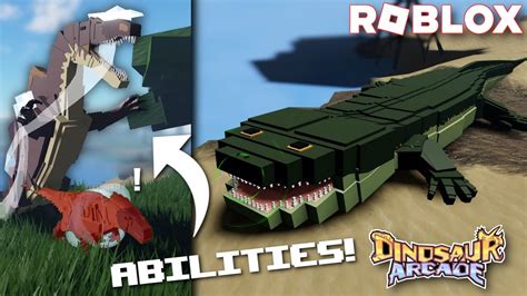 A Look At Abilities And Eldering Koolasuchus Roblox Dinosaur Arcade