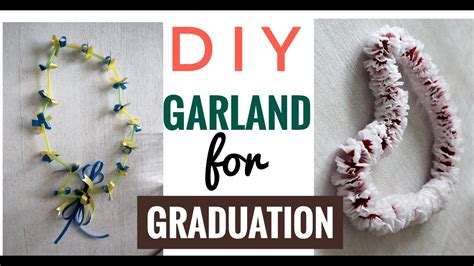 How To Make A Diy Graduation Garland Youtube