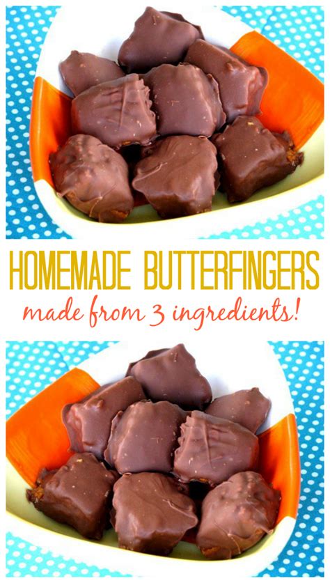 Homemade Butterfingers Made With 3 Ingredients