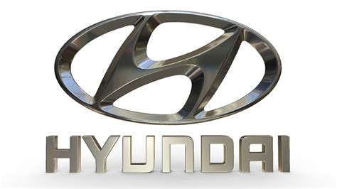 Hyundai Logo New 3d Cgtrader