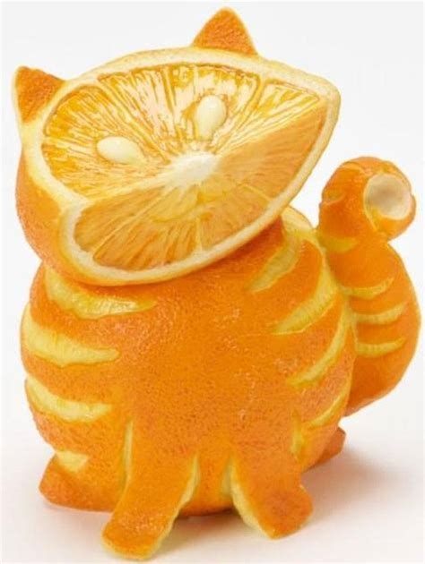 Amazing Orange Cut Art