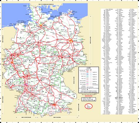 German Rail Route Map