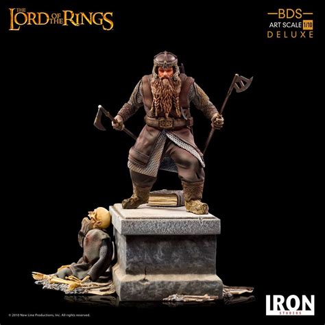 Lord Of The Rings Deluxe Bds Art Scale Statue 110 Gimli 21 Cm