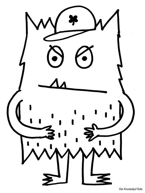 Kleurplaten Het Kleurenmonster De kleur van emot