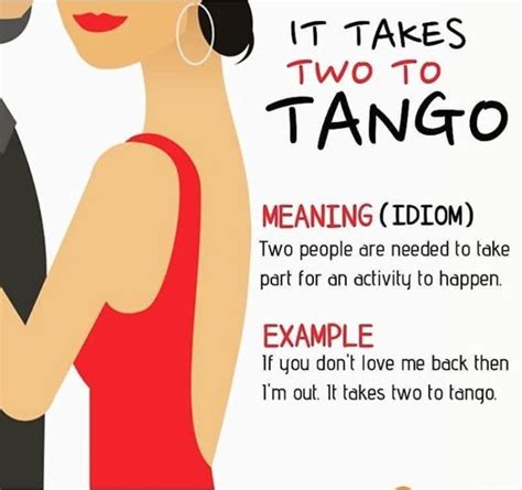 It Takes Two To Tango Idioms Learn English It Takes Two