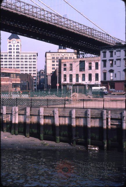 View From Pier Looking Northeast Fulton Ferry Landing Brooklyn