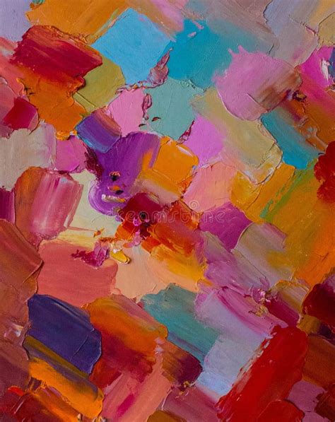 Original Abstract Oil Painting Stock Image Image Of Background
