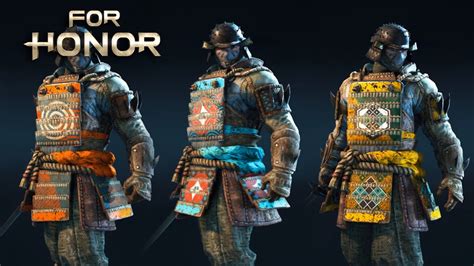 For Honor All Samurai Outfitsgearsclothes Including Legacy Battle
