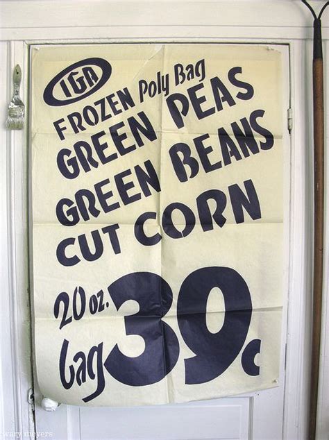 Vintage Grocery Store Window Posters By Wary Meyers