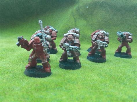 Warhammer 40k Space Marine Squad Lot 1a Ebay