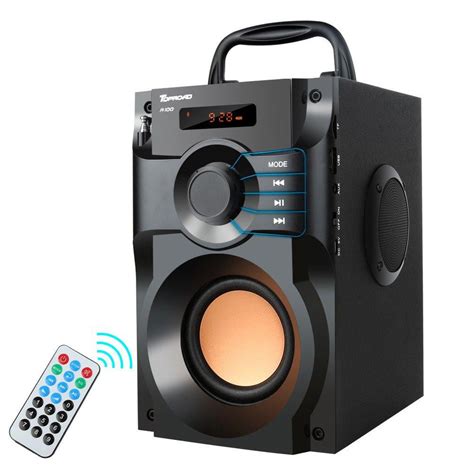 Portable Bluetooth Speaker 10w Subwoofer Heavy Bass Wireless Outdoor
