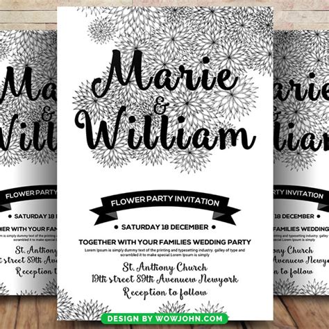 Engagement Flyer Card Invitation Psd Template Free Psd Templates Png