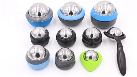 Stainless Steel Ice Globe Facial Cold Massage Roller Ball With Handle Buy Face Massage Roller