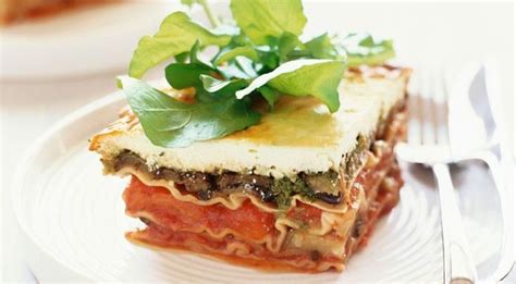 An easy vegetarian lasagna recipe, prepared with eggplants and gorgonzola: Vegetarian Lasagna | Recipe | Lasagna recipes, Fine dining and An