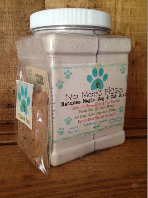 Natural Dog And Cat Flea Treatment Organic Flea Powder Control Etsy