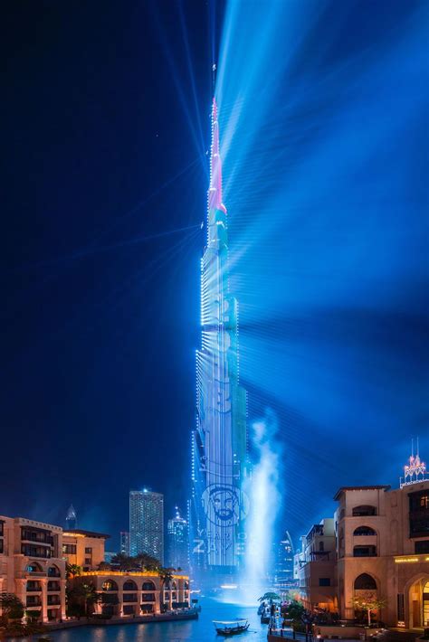 Dubais World Record Laser Show In Pictures Dubai Tower Dubai City