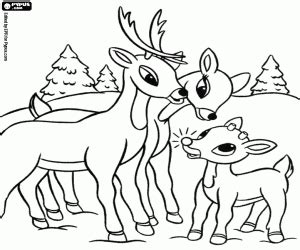 Rentier rudolph mit der roten nase. Malvorlagen Rudolph Rentier Ausdrucken / rentier 26 gratis ...