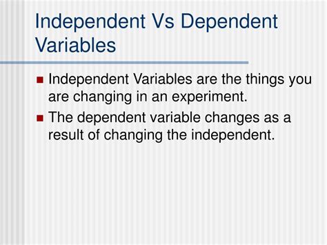 PPT - Independent and Dependent Variables PowerPoint Presentation - ID ...