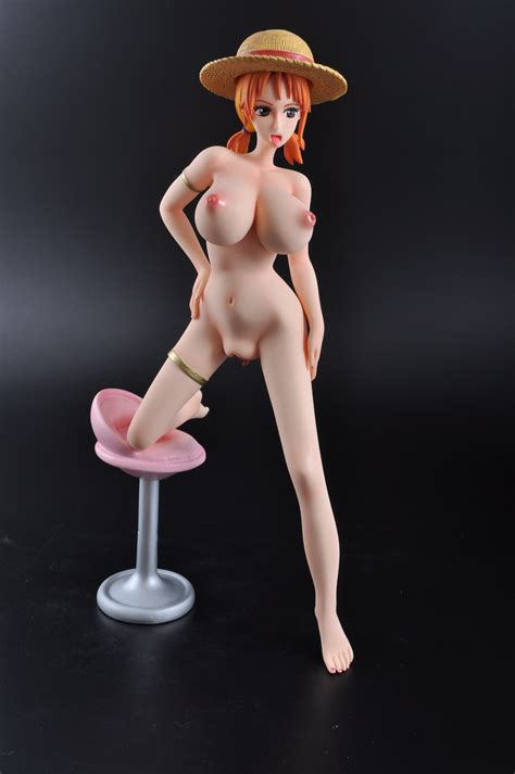 Nami One Piece One Piece Highres Barefoot Breasts Figure Hat