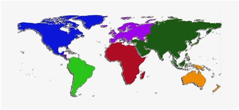 World Map Without Continent Labels