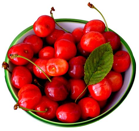 Cherries In Bowl Png Image For Free Download
