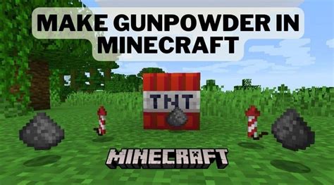 6 Ways To Make Gunpowder In Minecraft 119 Ricky Spears