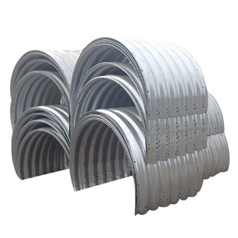 Assembly Half Circle Galvanized Corrugated Steel Pipe Arch Culvert