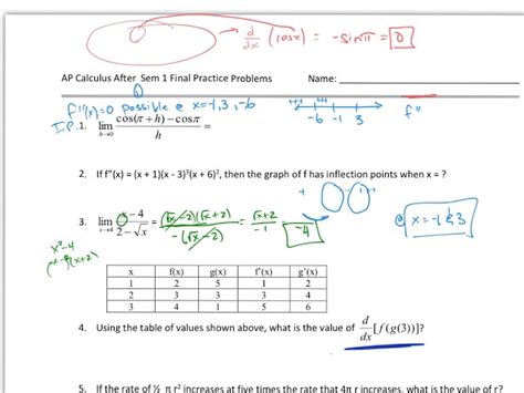 Maybe you would like to learn more about one of these? Ap Calculus Calculus Problems Worksheet - Calculus ...