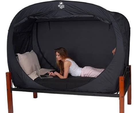 Privacy Pop Bed Tent A Tent That Turns A Bed Into A Secret Base