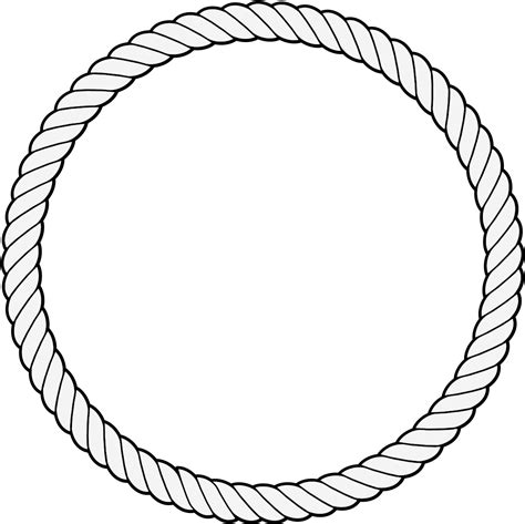 Rope Circle Drawing Free Image Download Clip Art Library