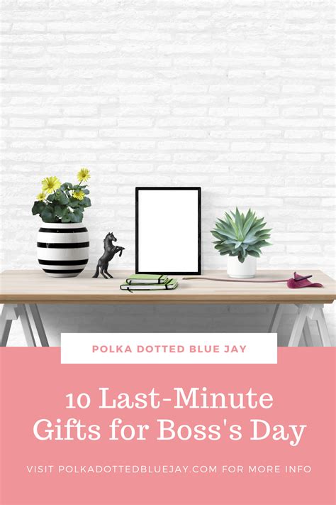 Last Minute Gifts For Boss S Day Polka Dotted Blue Jay